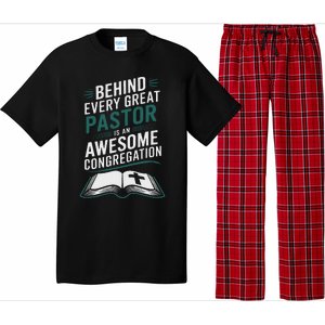 Behind Every Great Pastor Is An Awesome Congregation Pajama Set