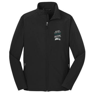 Behind Every Great Pastor Is An Awesome Congregation Core Soft Shell Jacket