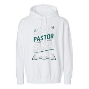 Behind Every Great Pastor Is An Awesome Congregation Garment-Dyed Fleece Hoodie