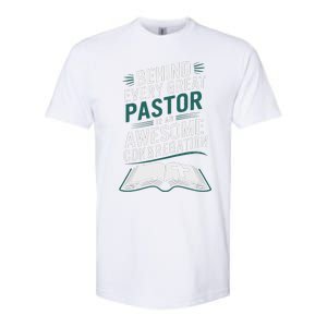 Behind Every Great Pastor Is An Awesome Congregation Softstyle CVC T-Shirt