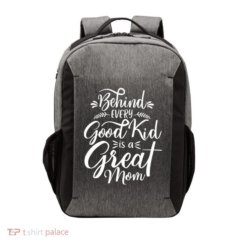 Behind Every Goodkid Is A Great Mom Vector Backpack