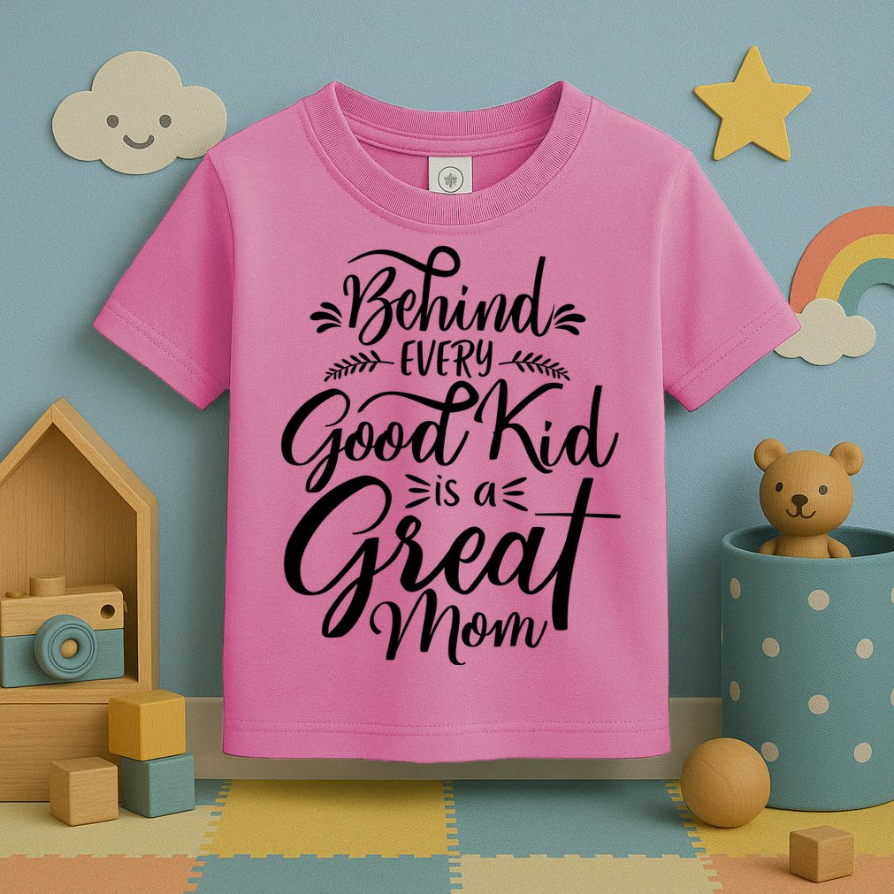 Behind Every Goodkid Is A Great Mom Toddler T-Shirt