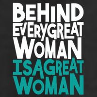 Behind Every Great Woman Is A Great Woman Beanie