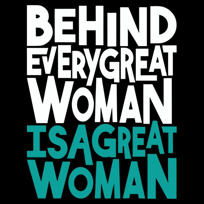 Behind Every Great Woman Is A Great Woman 16 in Basic Backpack