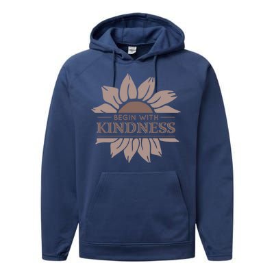 Begin With Kindness Performance Fleece Hoodie