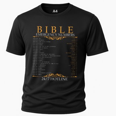 Bible Emergency Hotline Numbers Bible Verse Scripture Performance Shirt