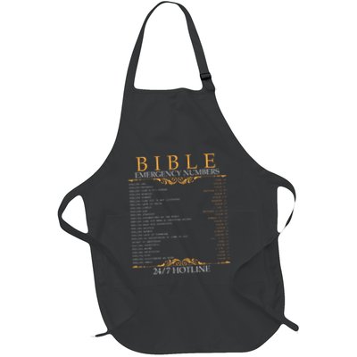 Bible Emergency Hotline Numbers Bible Verse Scripture Apron