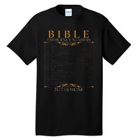 Bible Emergency Hotline Numbers Bible Verse Scripture Tall T-Shirt