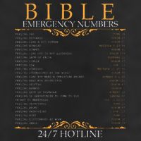 Bible Emergency Hotline Numbers Bible Verse Scripture Golf Towel