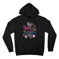 Bunny eggs hunt Rabbit Face tie dye Easter Day Hoodie