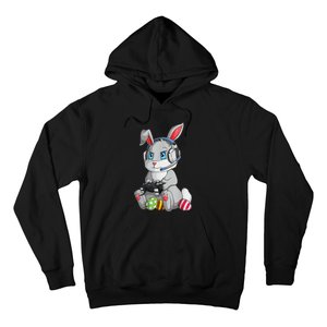 Bunny Egg hunting Gamer Happy Easter Day Hoodie