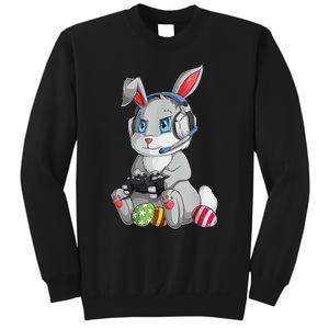 Bunny Egg hunting Gamer Happy Easter Day Sweatshirt