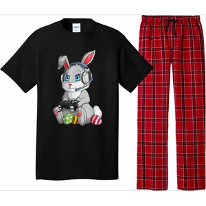 Bunny Egg hunting Gamer Happy Easter Day Pajama Set