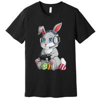 Bunny Egg hunting Gamer Happy Easter Day Premium T-Shirt