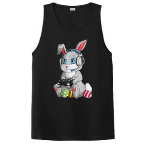 Bunny Egg hunting Gamer Happy Easter Day PosiCharge Competitor Tank