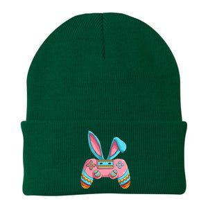 Bunny Egg hunting Gamer Happy Easter Day Knit Cap Winter Beanie