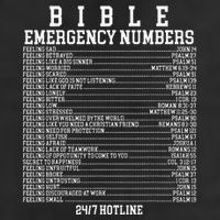 Bible Emergency Hotline Numbers Funny Christian Family Jesus Adult Drive Performance Visor