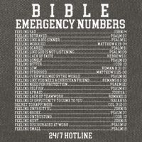 Bible Emergency Hotline Numbers Funny Christian Family Jesus Cotton Canvas Backpack