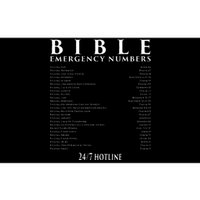 Bible Emergency Hotline Numbers Cool Christian Bumper Sticker