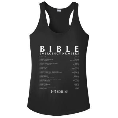Bible Emergency Hotline Numbers Cool Christian Ladies PosiCharge Competitor Racerback Tank