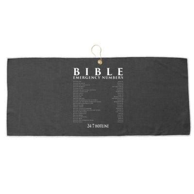 Bible Emergency Hotline Numbers Cool Christian Large Microfiber Waffle Golf Towel