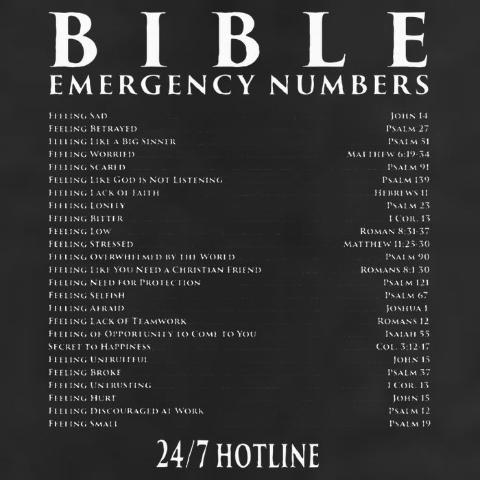 Bible Emergency Hotline Numbers Cool Christian Golf Towel