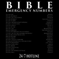 Bible Emergency Hotline Numbers Cool Christian Visor
