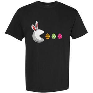 Bunny Egg Hunt Funny Gamer Happy Easter Day Garment-Dyed Heavyweight T-Shirt