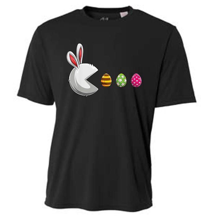 Bunny Egg Hunt Funny Gamer Happy Easter Day Cooling Performance Crew T-Shirt