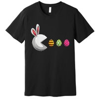 Bunny Egg Hunt Funny Gamer Happy Easter Day Premium T-Shirt