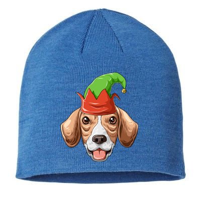 Beagle Elf Hat Christmas Beagle Gift Sustainable Beanie