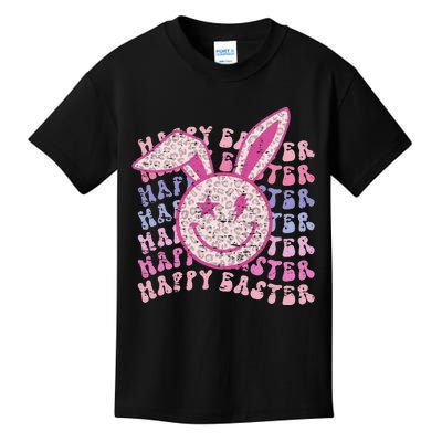 Bunny eggs hunt Rabbit Face happy Easter Day Kids T-Shirt