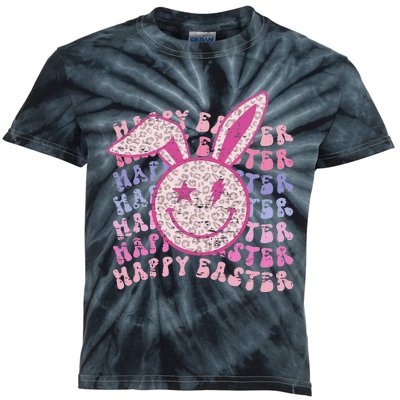 Bunny eggs hunt Rabbit Face happy Easter Day Kids Tie-Dye T-Shirt