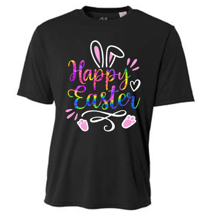 Bunny eggs hunt Rabbit Face tie dye Easter Day Cooling Performance Crew T-Shirt