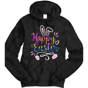 Bunny eggs hunt Rabbit Face tie dye Easter Day Tie Dye Hoodie