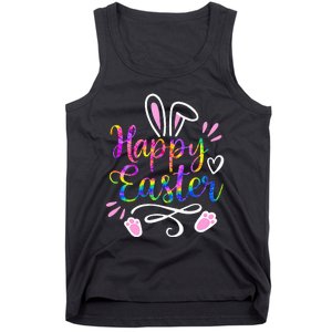 Bunny eggs hunt Rabbit Face tie dye Easter Day Tank Top