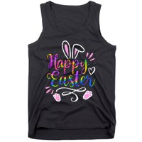 Bunny eggs hunt Rabbit Face tie dye Easter Day Tank Top