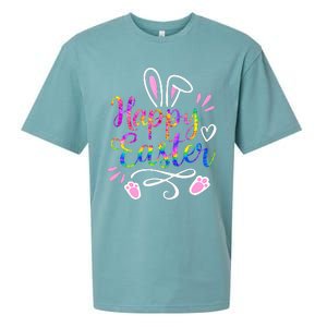 Bunny eggs hunt Rabbit Face tie dye Easter Day Sueded Cloud Jersey T-Shirt