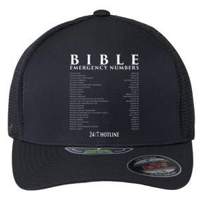 Bible Emergency Hotline Numbers Cool Christian Flexfit Unipanel Trucker Cap