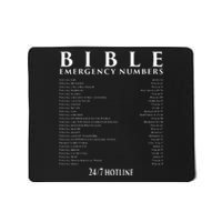 Bible Emergency Hotline Numbers Cool Christian Mousepad