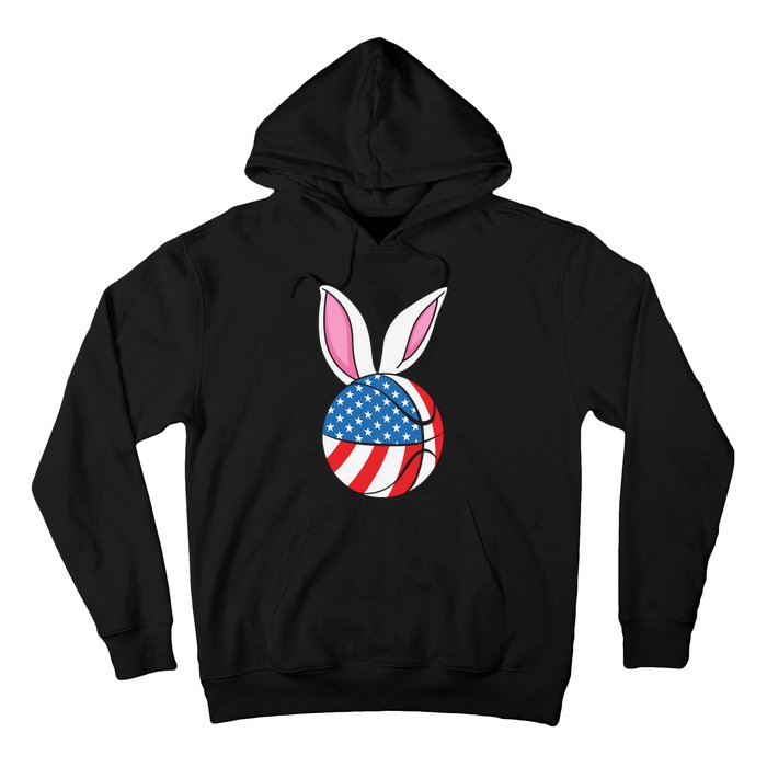 Basketball Easter Happy Easter Day Funny Easter Ears Bunny Hoodie