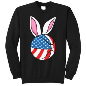 Basketball Easter Happy Easter Day Funny Easter Ears Bunny Sweatshirt