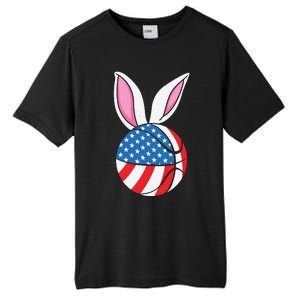 Basketball Easter Happy Easter Day Funny Easter Ears Bunny Tall Fusion ChromaSoft Performance T-Shirt