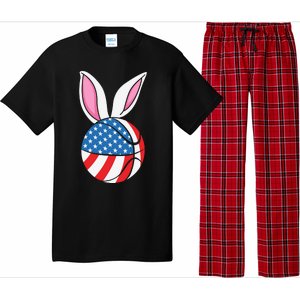 Basketball Easter Happy Easter Day Funny Easter Ears Bunny Pajama Set