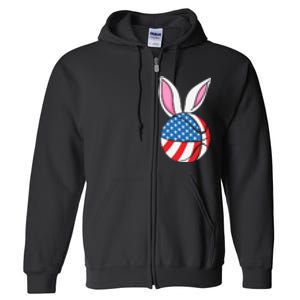 Basketball Easter Happy Easter Day Funny Easter Ears Bunny Full Zip Hoodie