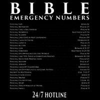 Bible Emergency Hotline Numbers Cool Christian Sustainable Bucket Hat