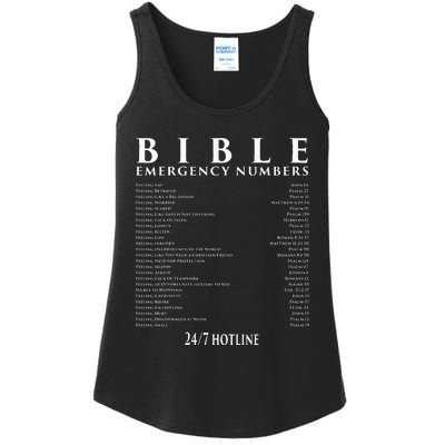 Bible Emergency Hotline Numbers Cool Christian Ladies Essential Tank