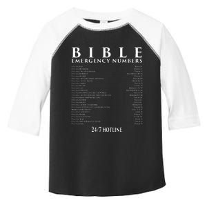 Bible Emergency Hotline Numbers Cool Christian Toddler Fine Jersey T-Shirt