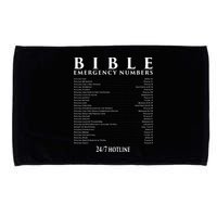 Bible Emergency Hotline Numbers Cool Christian Microfiber Hand Towel