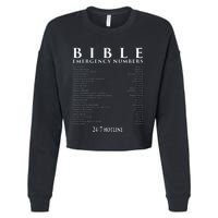 Bible Emergency Hotline Numbers Cool Christian Cropped Pullover Crew